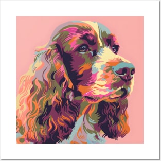 English Cocker Spaniel in 80's Posters and Art